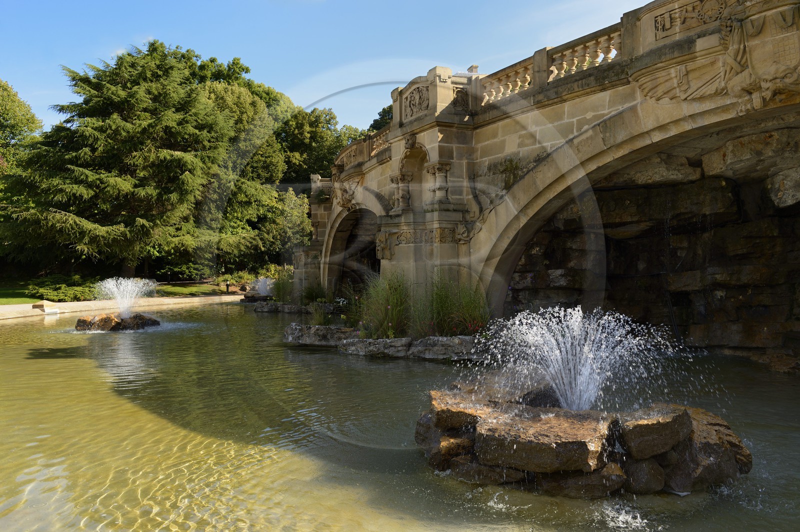 France, Moselle (57), Metz, bassin de l'Esplanade