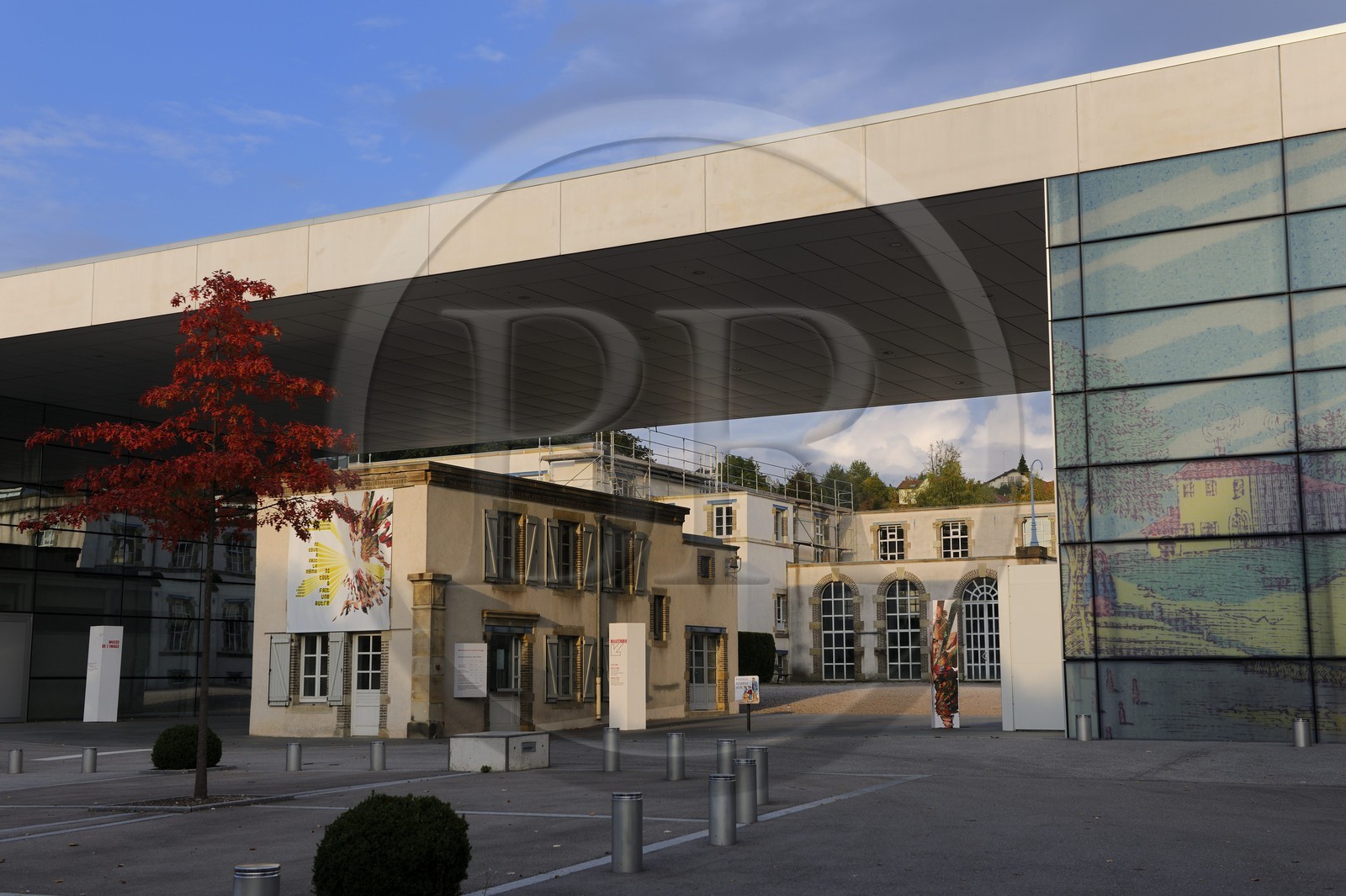 France, Vosges (88), Epinal, Cité de l’Image quai de Dogneville abrite Le musée de l’Image et Imagerie d’Epinal