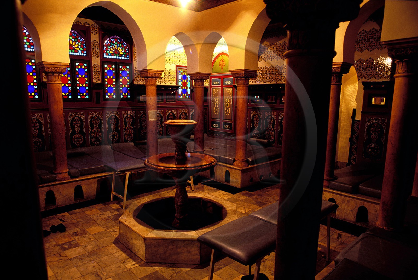 France, Paris (75), le Hammam de la grande Mosquée de Paris