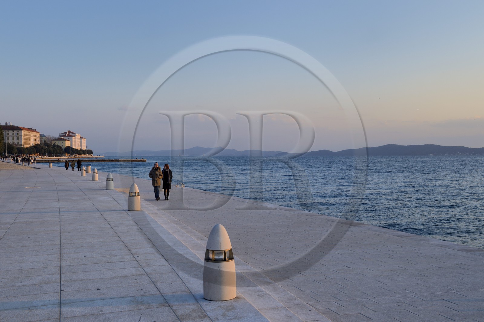 Croatia, Dalmatia, Dalmatian Coast, Zadar, the Riva seaside promenade