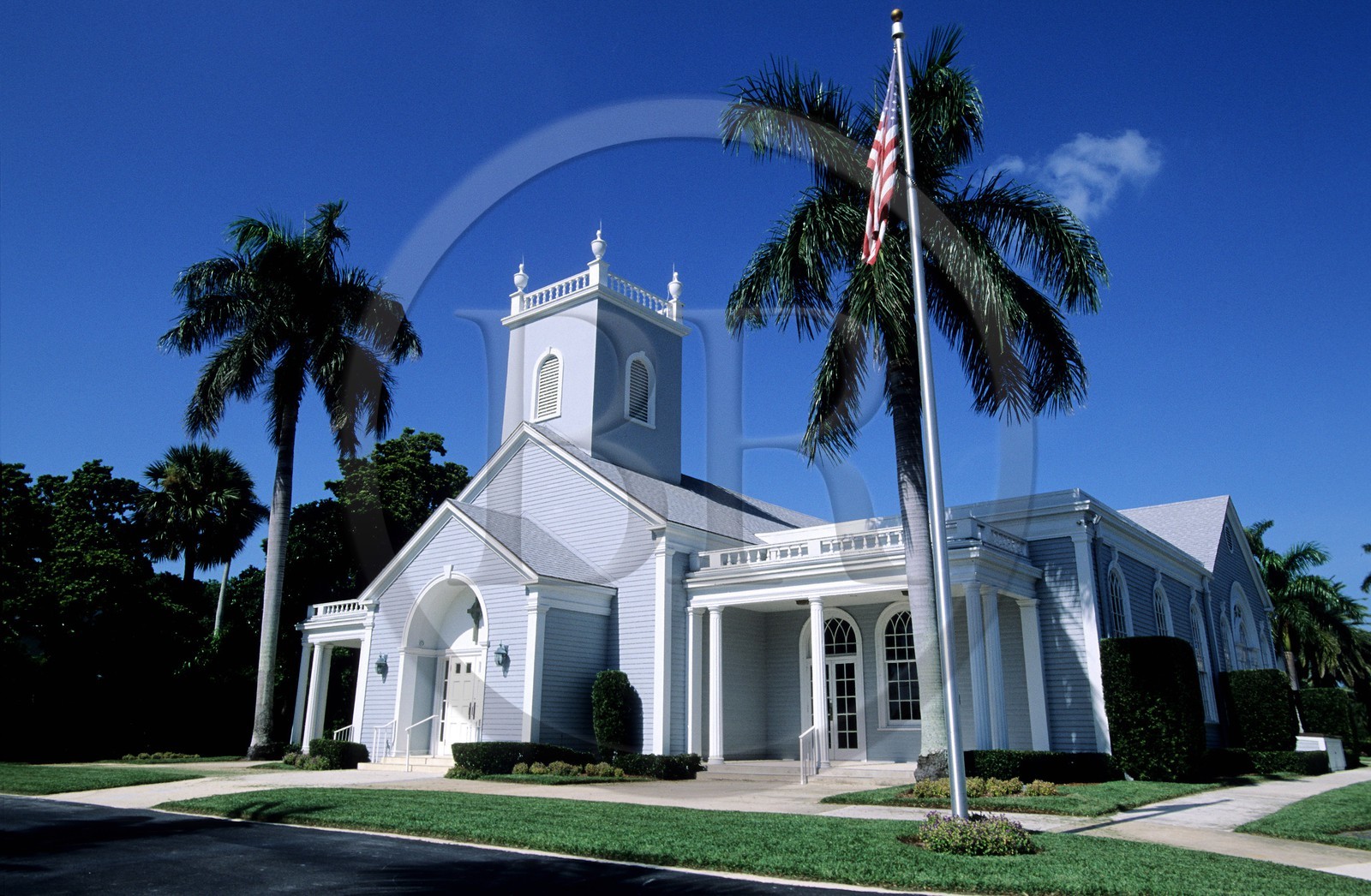 Etats-Unis, Floride, Palm Beach, la chapelle royale de Poinciana (1896)