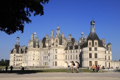 France, Loir et Cher (41), Vallée de la Loire classée Patrimoine Mondial de l' UNESCO, château de Chambord