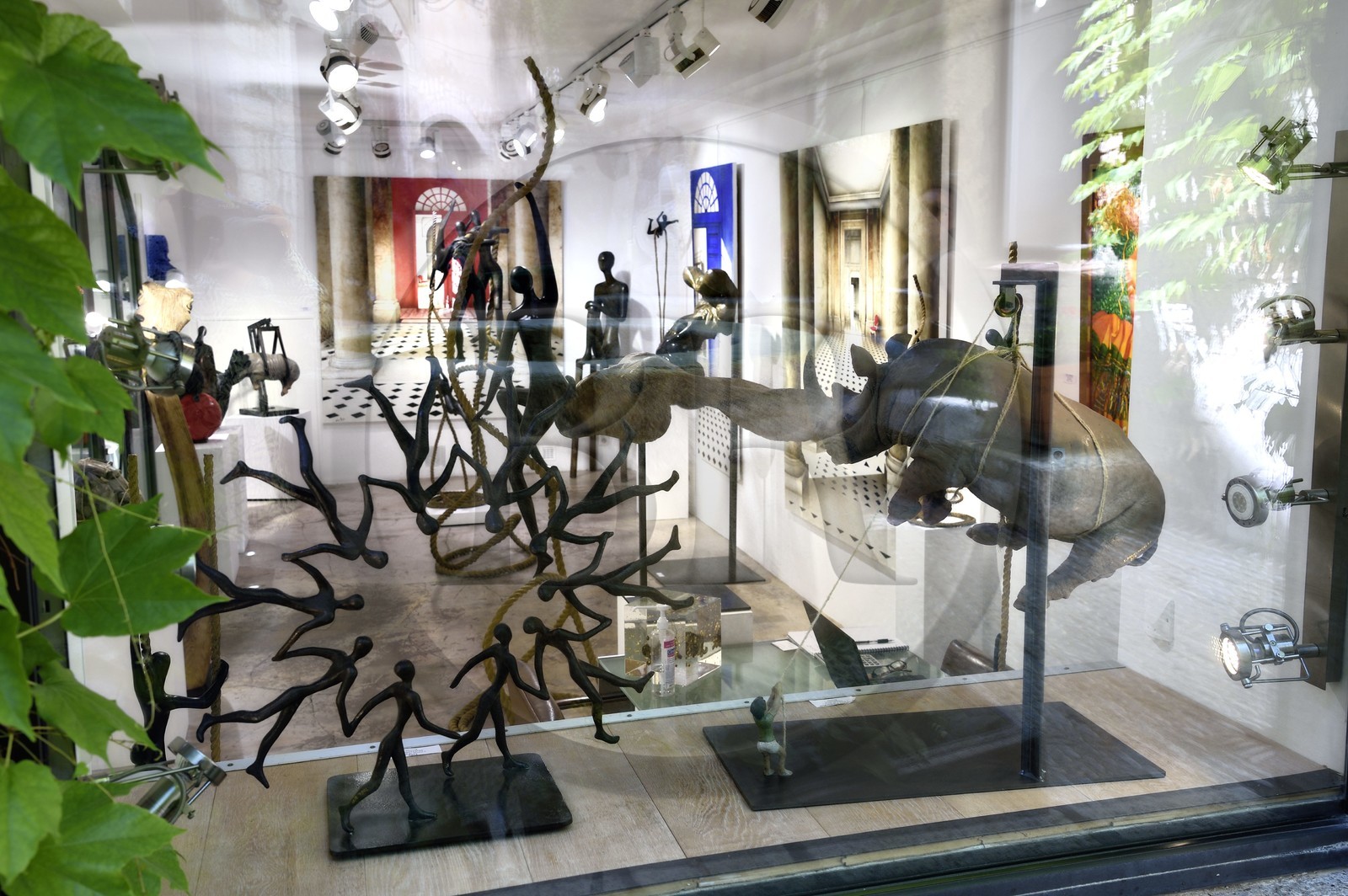 France, Alpes-Maritimes (06), Saint Paul de Vence, la Galerie Frederic Got