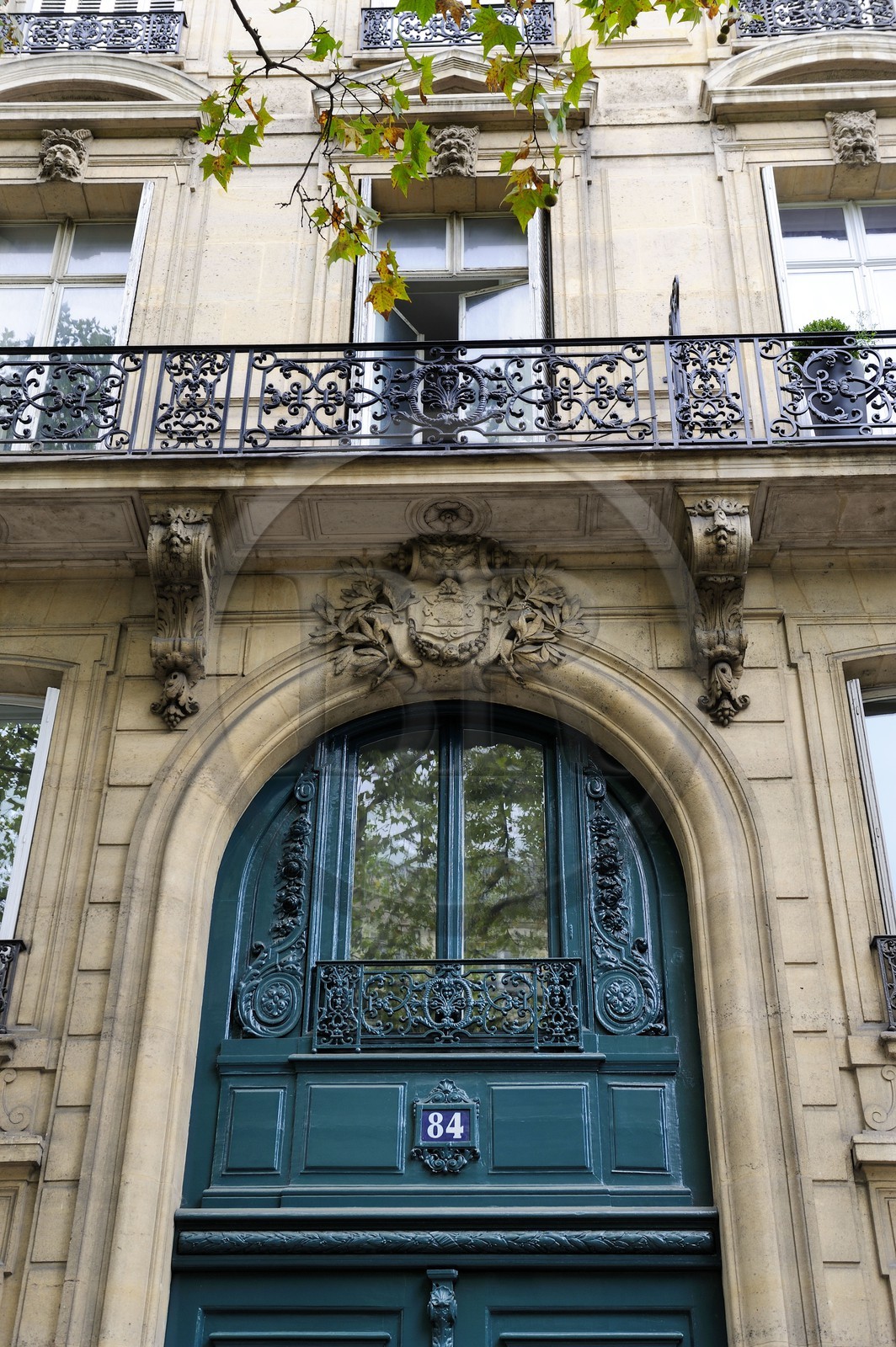 France, Paris (75), immeuble haussmannien de première classe au n° 84-88 boulevard Malesherbes