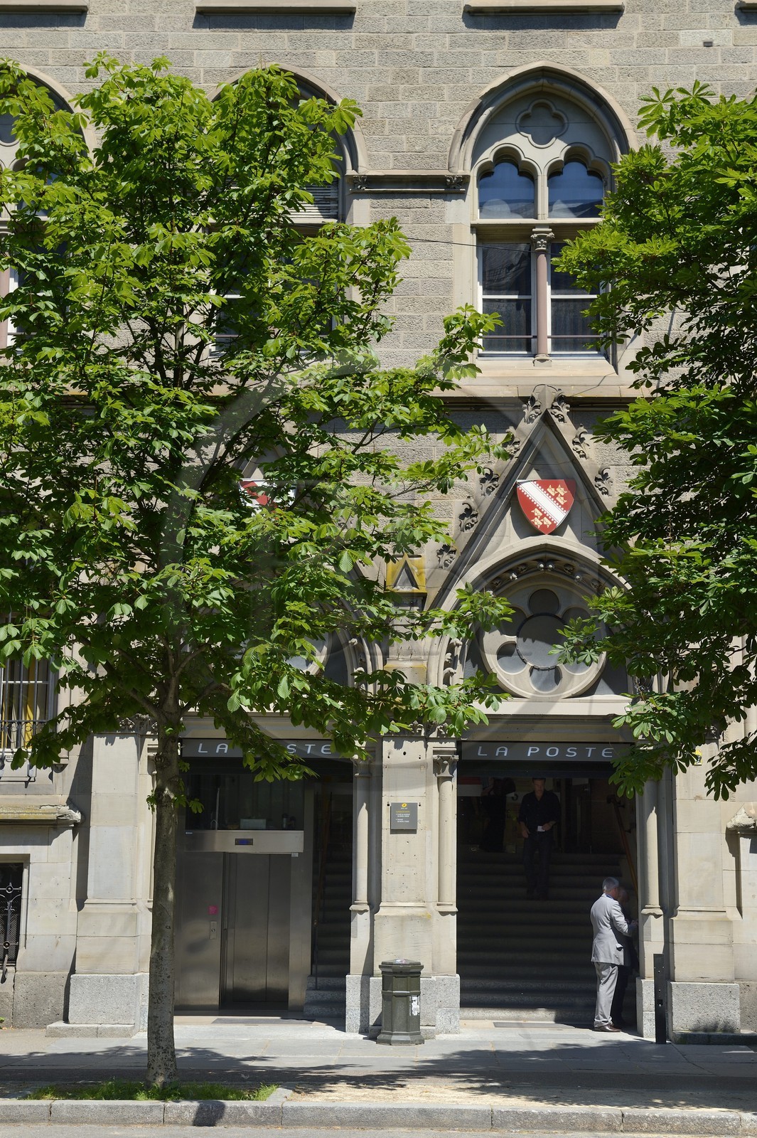 France, Bas Rhin, Strasbourg, Neustadt district dating from the german period, the main Post office on the avenue de la Marseillaise