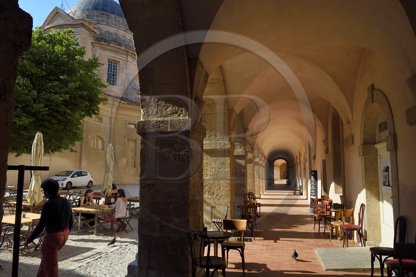 France, Bouches du Rhone, Marseille, Panier district, la Vieille Charite (Old Charity) of the 17th century