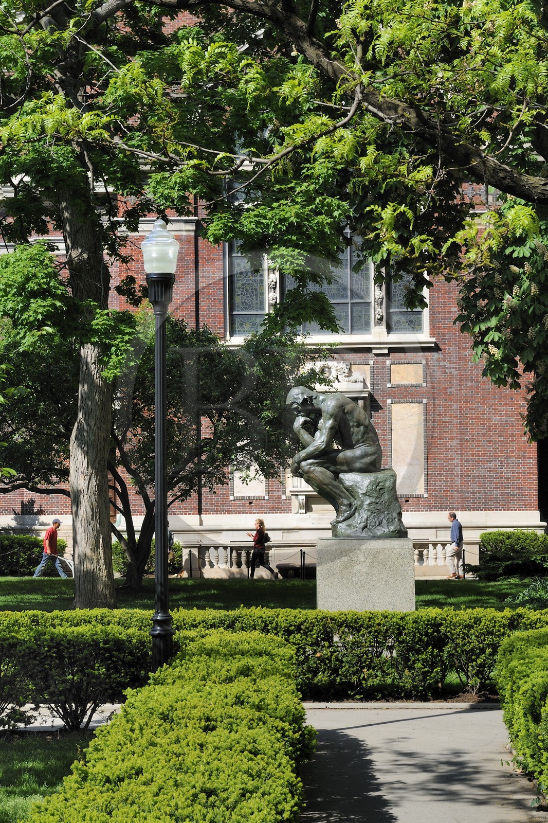 Etats-Unis, New York, Manhattan, l'université Columbia, le Penseur de Rodin