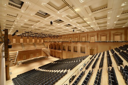 France, Moselle (57), Metz, la salle de spectacle de l'Arsenal réhabilité et réaménagé par l'architecte Ricardo Bofill