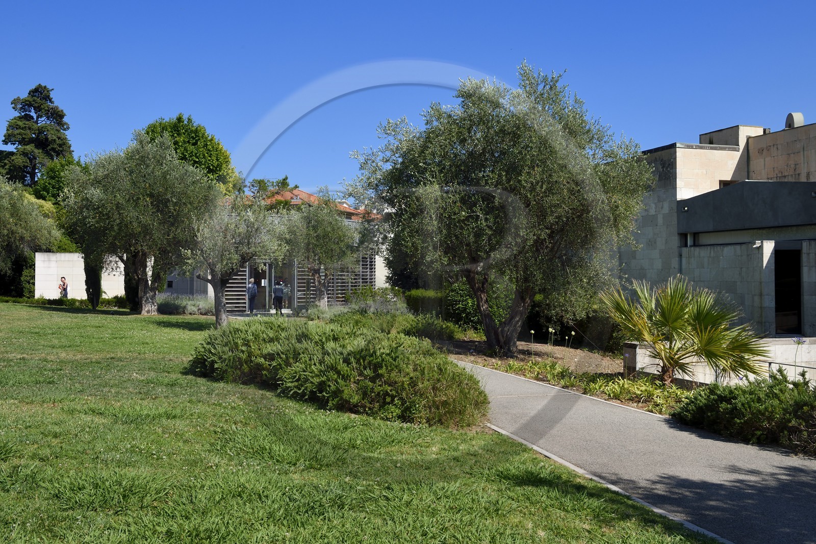 France, Alpes Maritimes, Nice, Musee National Marc Chagall by architect Andre Hermant and created at the initiative of Andre Malraux,