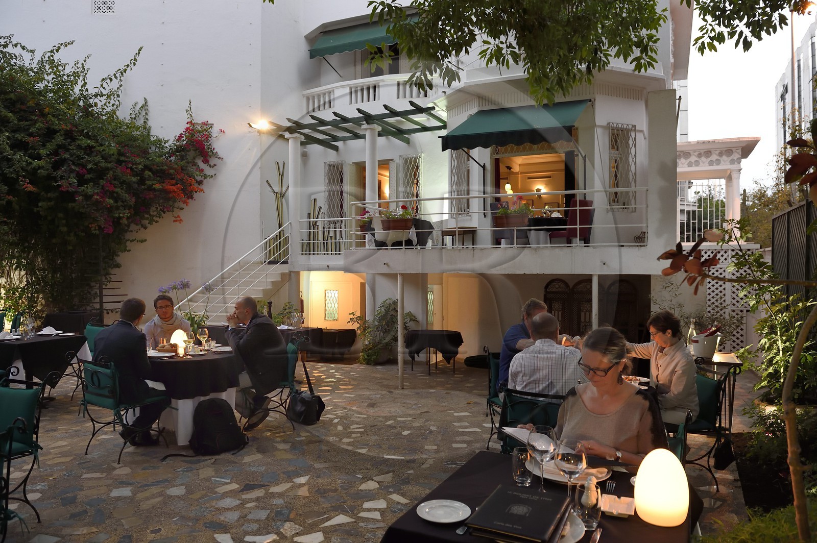 Morocco, Casablanca, restaurant the Rouget de l’Isle