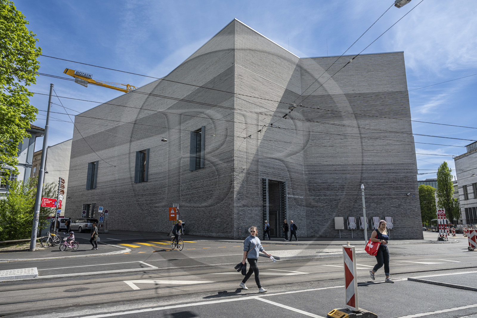 Suisse, Bâle, le Kunstmuseum Basel (musée d'Art) Neubau par le bureau d’architectes balois Christ & Gantenbein