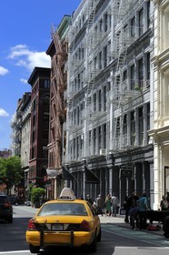 Etats-Unis, New York, Manhattan, Soho, quartier historique des immeubles en Cast Iron sur Prince Street