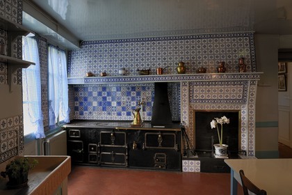 France, Eure, Giverny, Claude Monet 's house, the kitchen