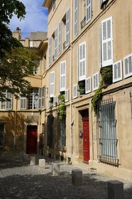 France, Bouches-du-Rhône (13), Aix-en-Provence, la Place Saint-Jean de Malte