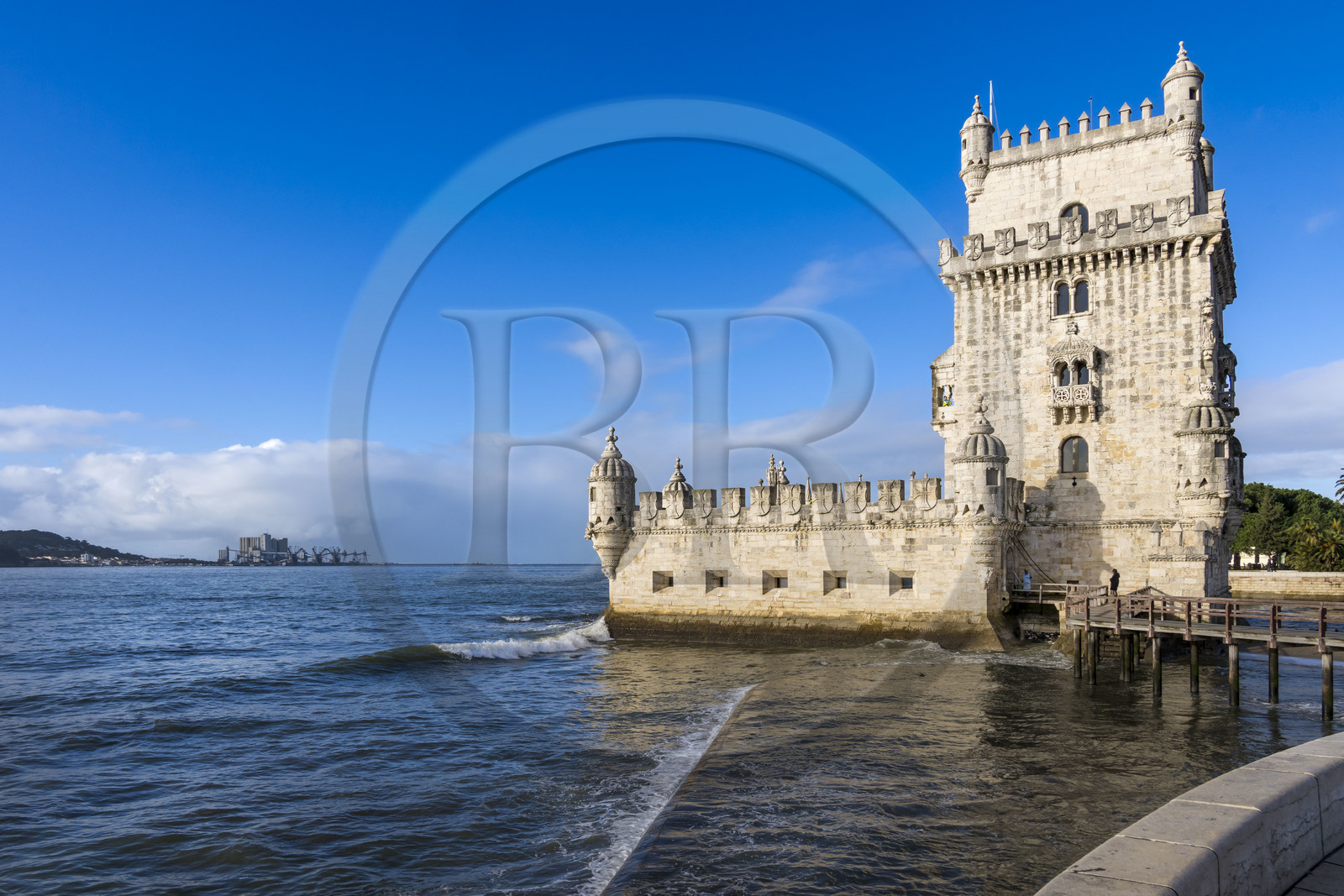 Portugal, Lisbonne, Bélem, Tour de Bélem (Torre de Bélem), classé Patrimoine Mondial de l'UNESCO