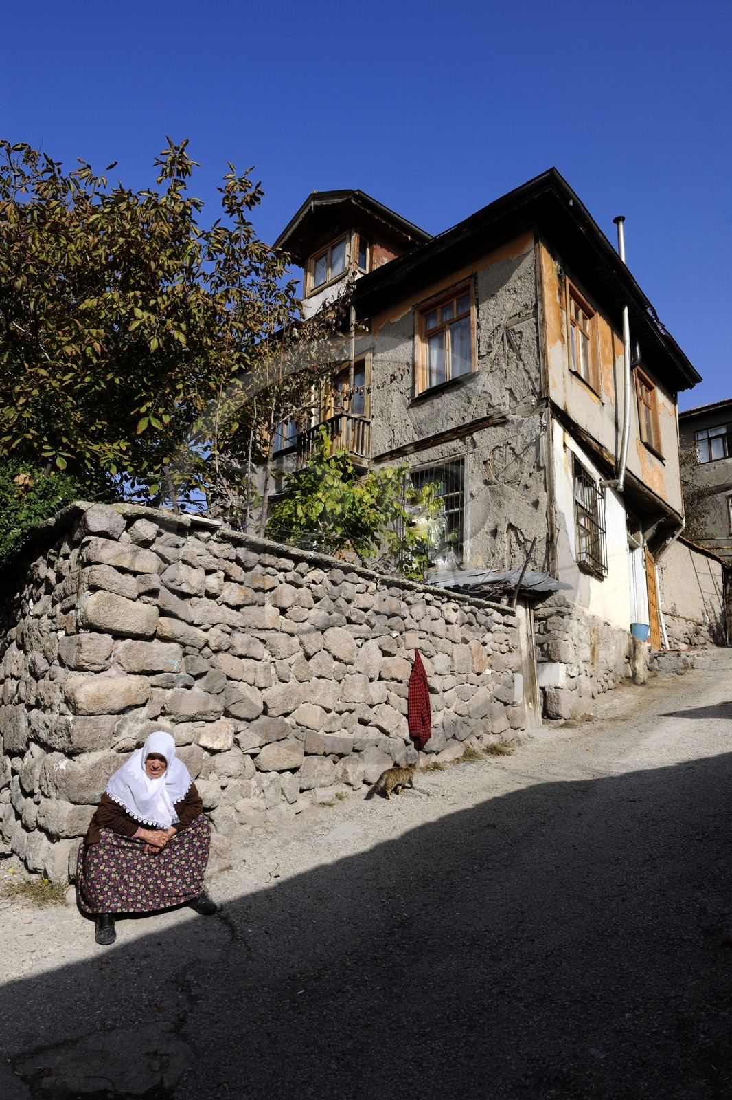 Turquie, Anatolie centrale, Ankara, une ruelle de la citadelle dans la vieille ville