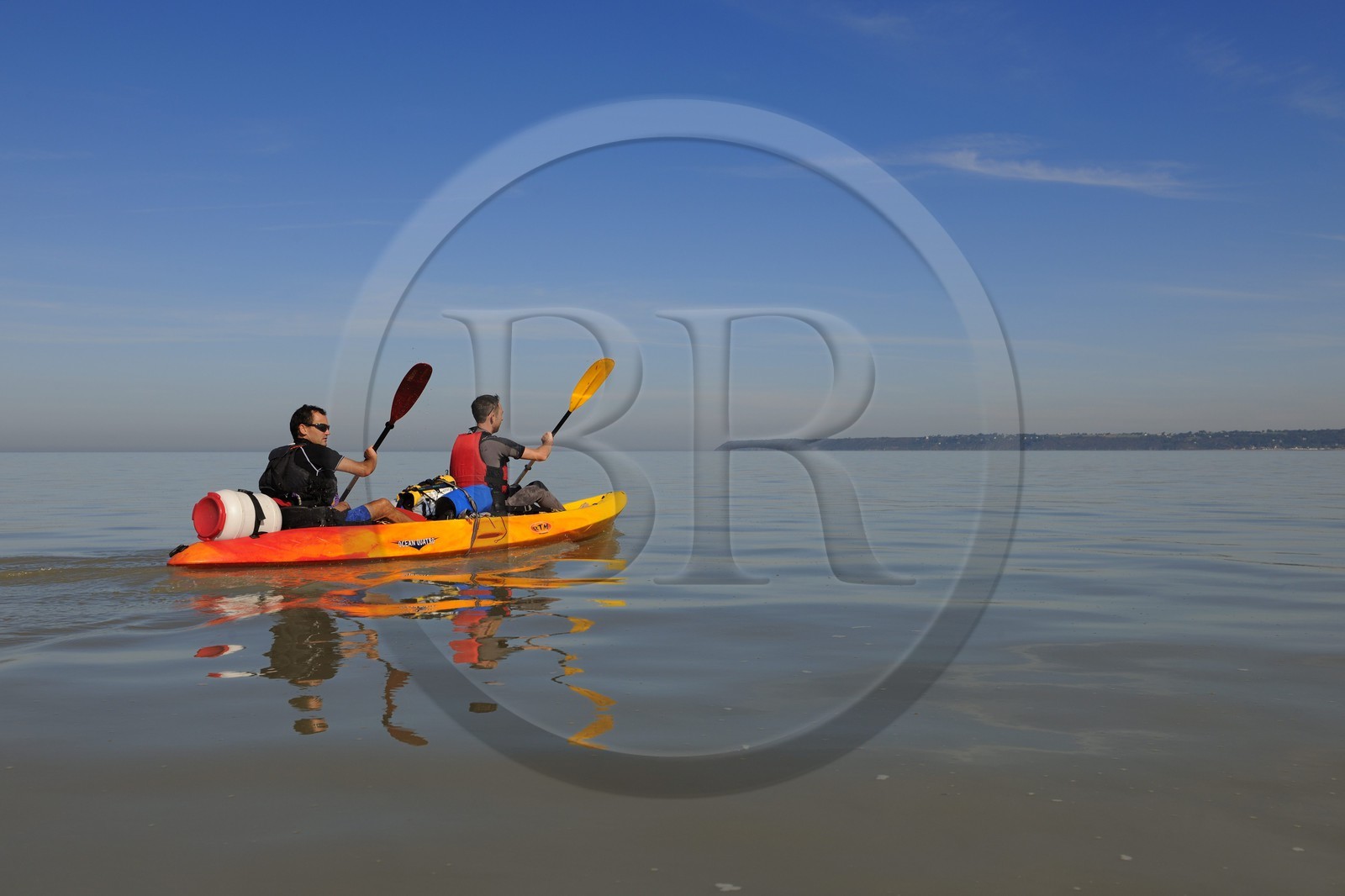 France, Manche (50), traversée de la Baie du Mont-Saint-Michel en kayak (www.seakayak-fr.com)