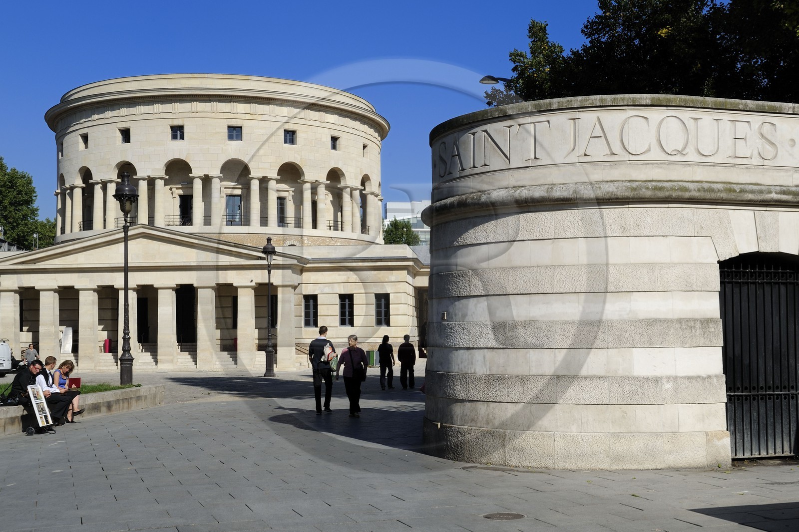 France, Paris (75), rotonde de la Villette par l' architecte Claude Nicolas Ledoux
