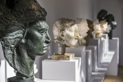 France, Paris (75), le musée du sculpteur Antoine Bourdelle, Dragon Cuirassier (bronze)