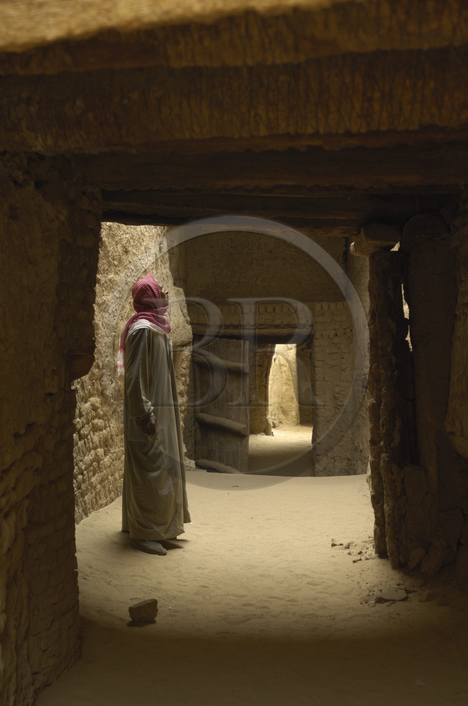 Egypte, Haute Egypte, désert libyque, oasis de Dakhla, vieux village de Al-Qasr