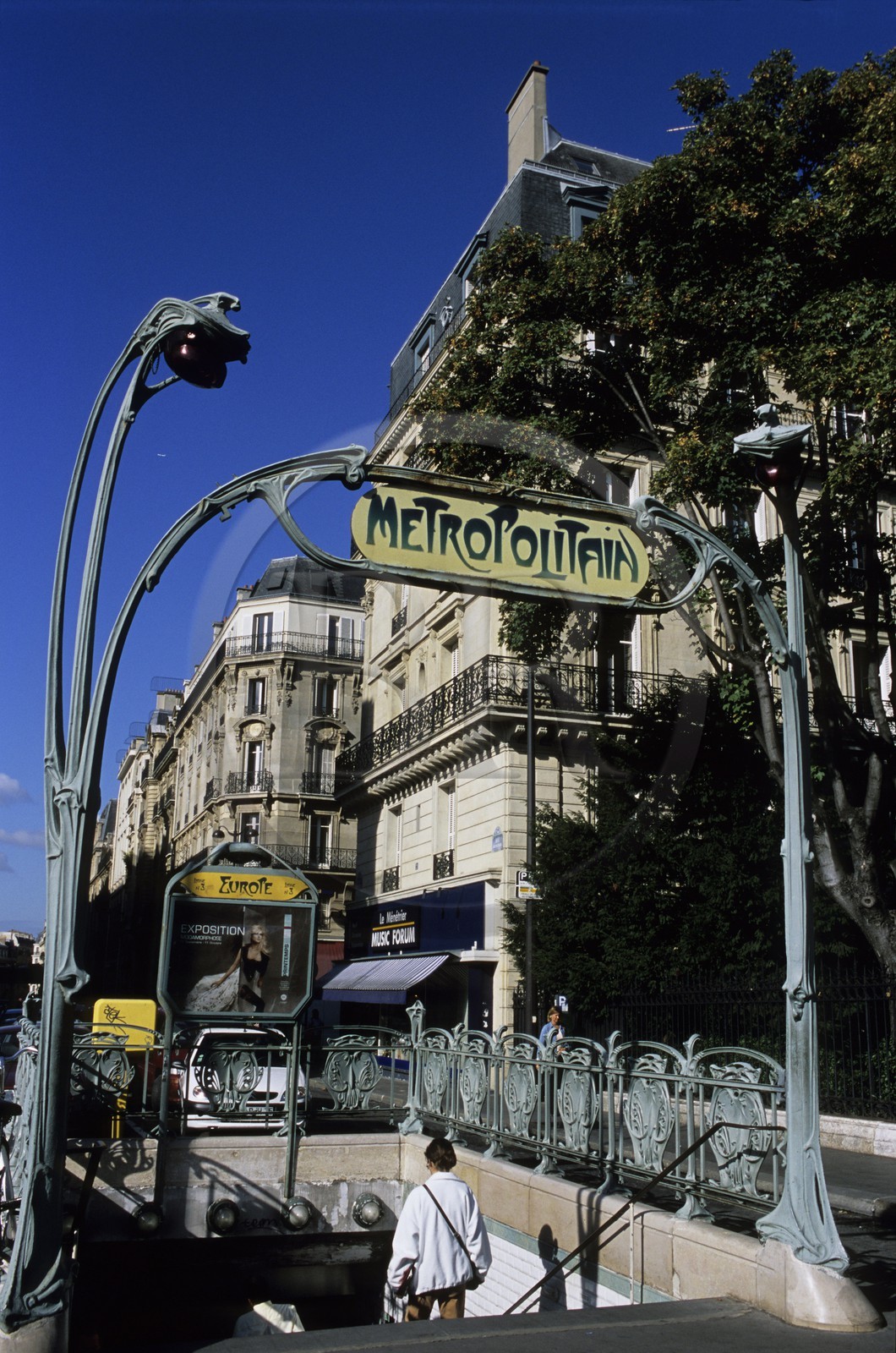 France, Paris 8ème (75), quartier de l' Europe, métro Europe