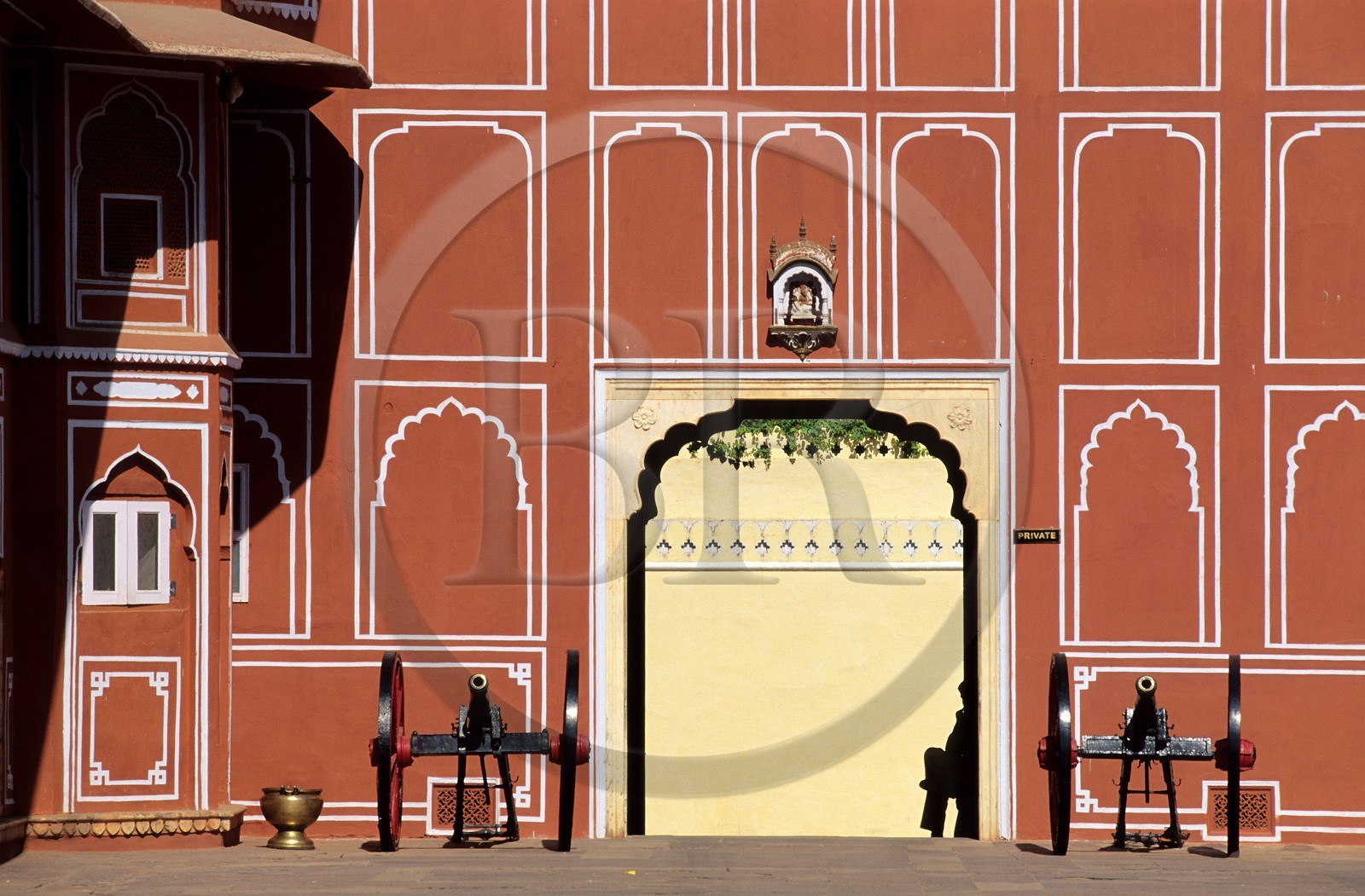 Inde, état du Rajasthan, Jaipur, le City Palace, cour du Diwan I Khas