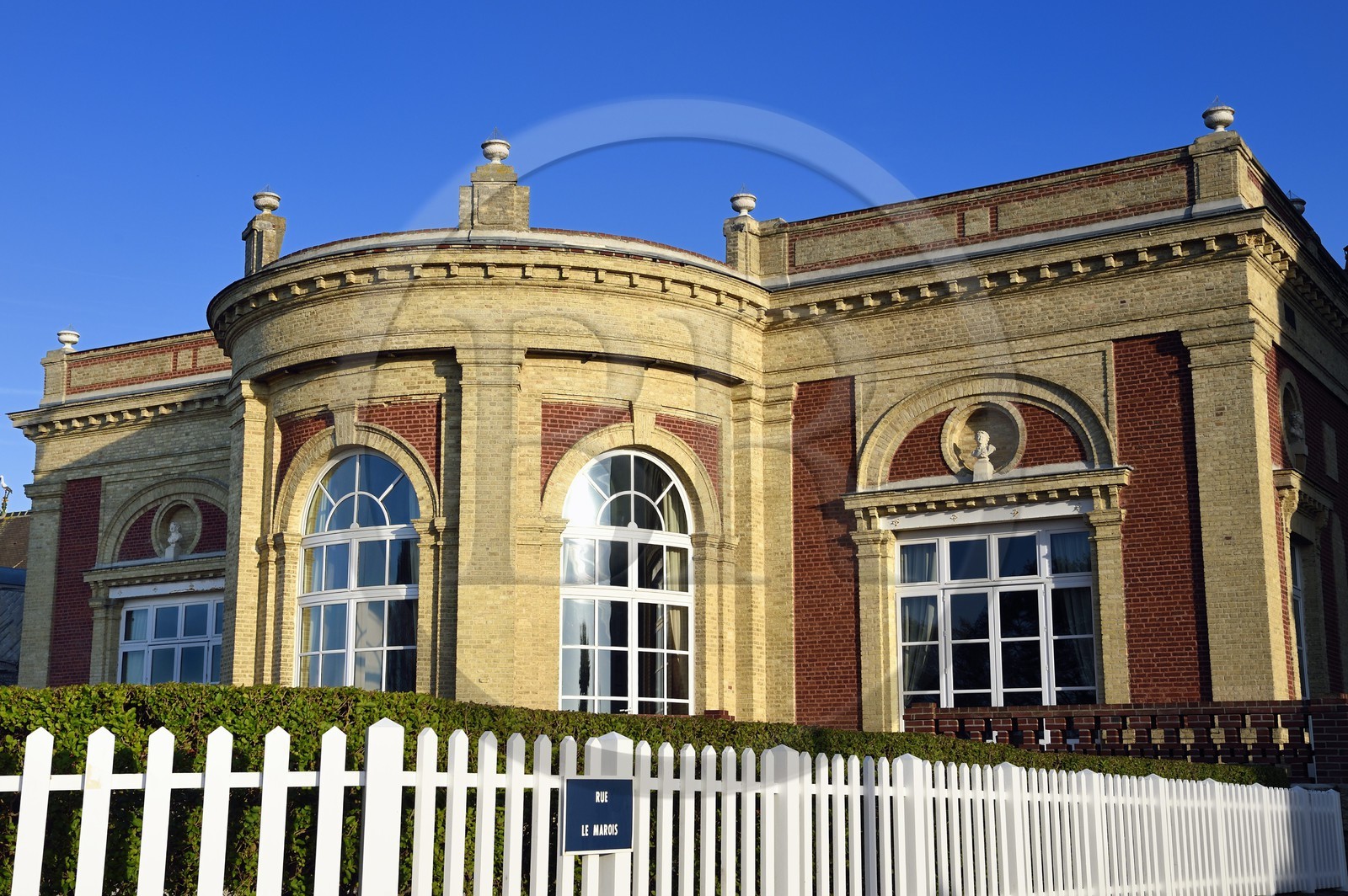France, Calvados, Pays d'Auge, Deauville, Villa Le Cercle built in the Belle Epoque