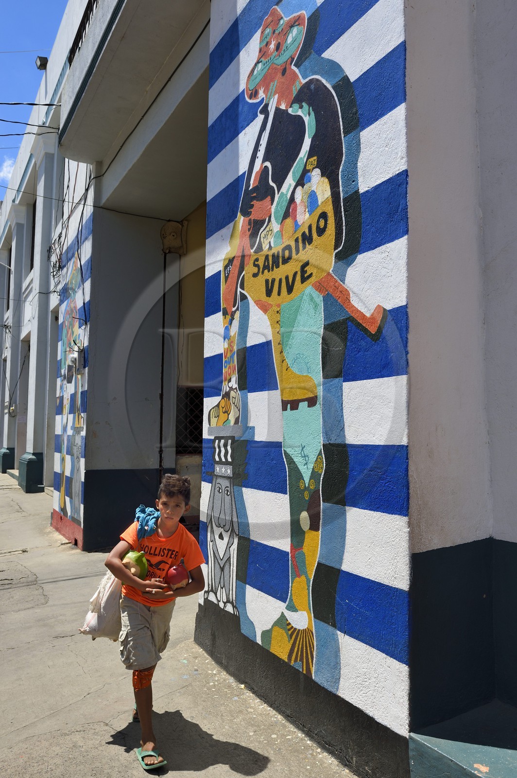 Nicaragua, Leon, murals of the Sandinista Revolution