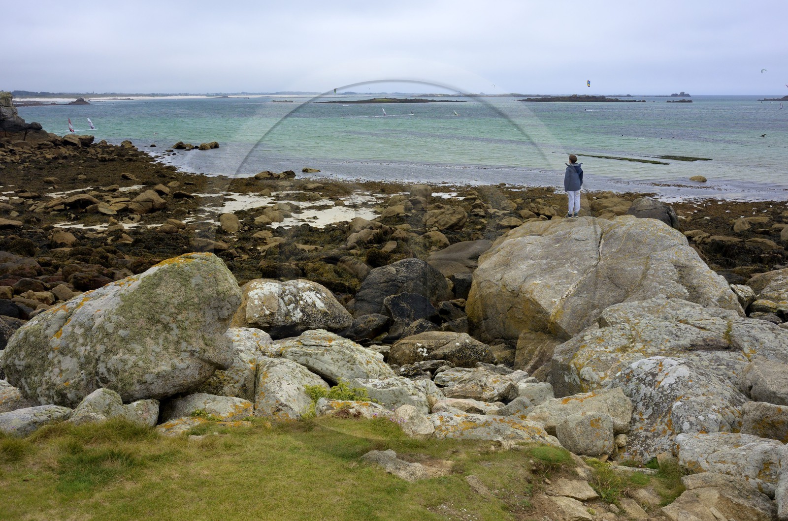 France, Finistère (29), Landeda, les dunes de Sainte-Marguerite