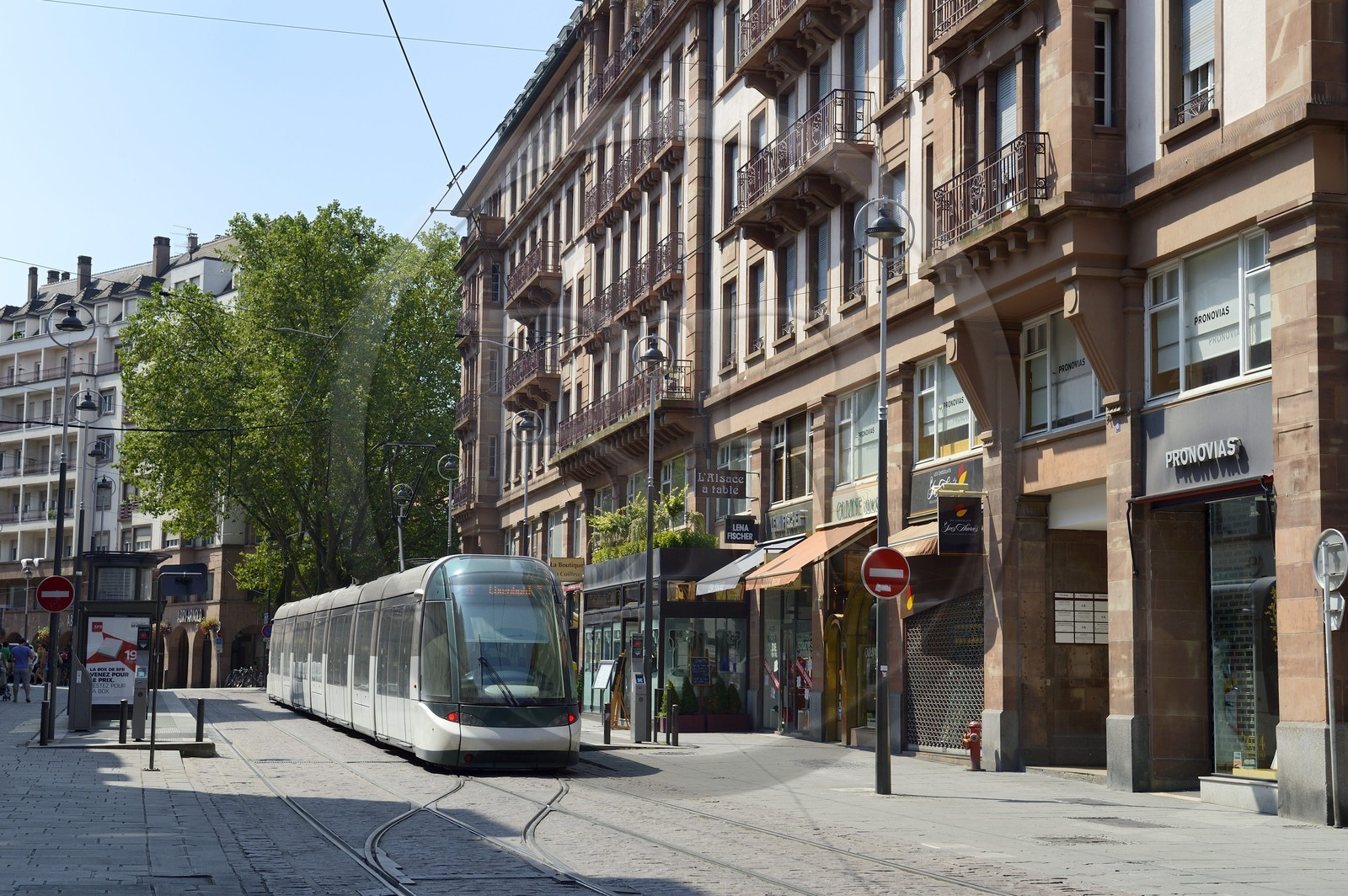 France, Bas Rhin, Strasbourg, old town listed as World Heritage by UNESCO, The Great Breakthrough (La Grande Percée) of 1908 in the plan of the Neustadt, rue de la Division Leclerc