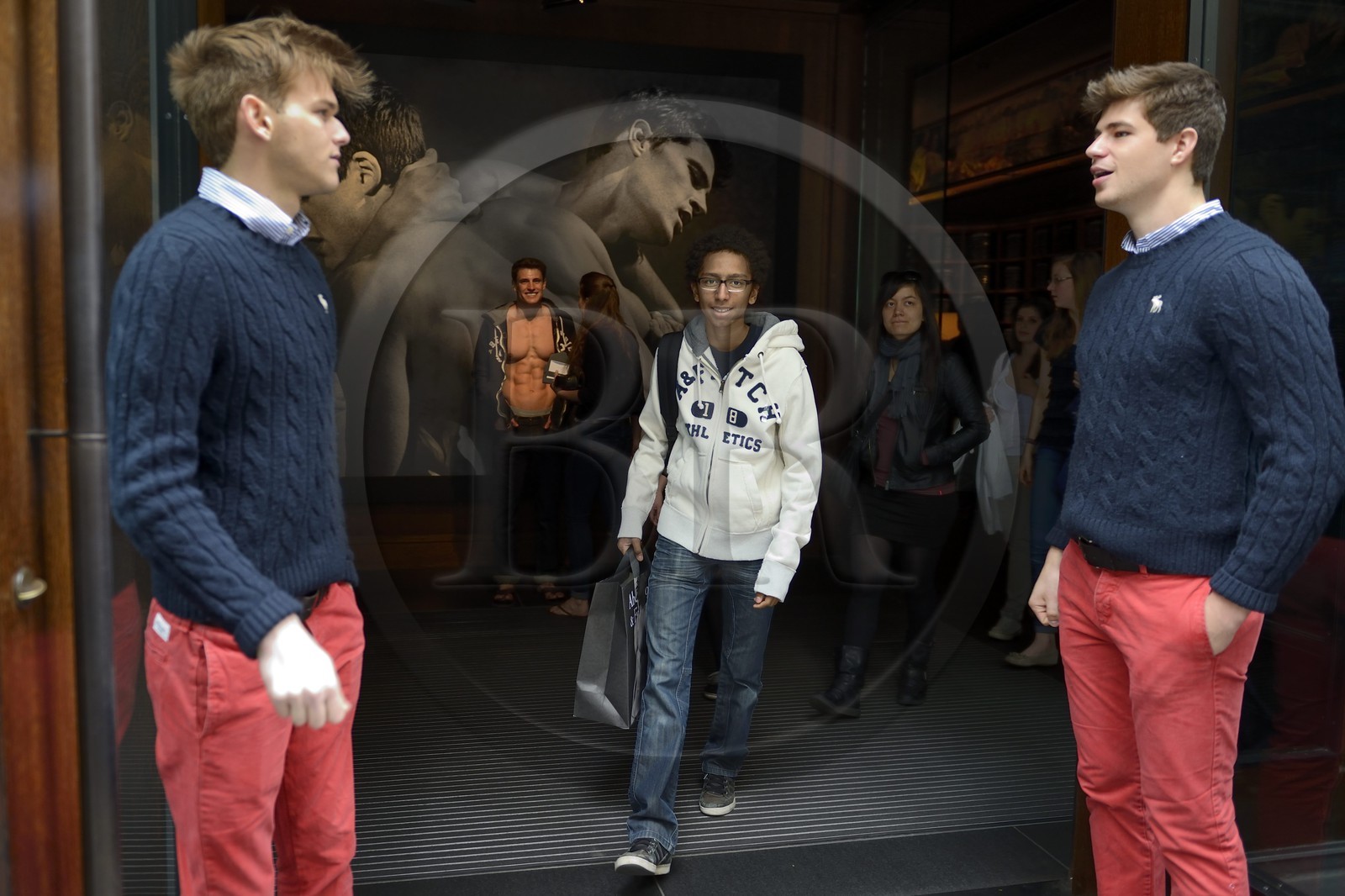 United States, New York, Manhattan, Abercrombie & Fitch store on 5th Avenue