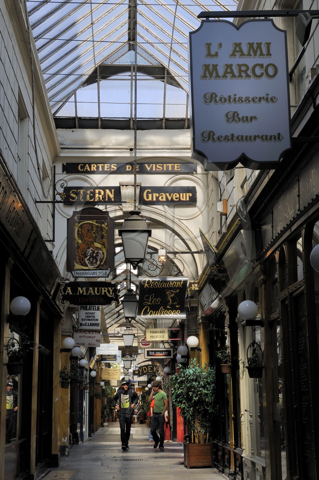 France, Paris (75), Passage des Panoramas