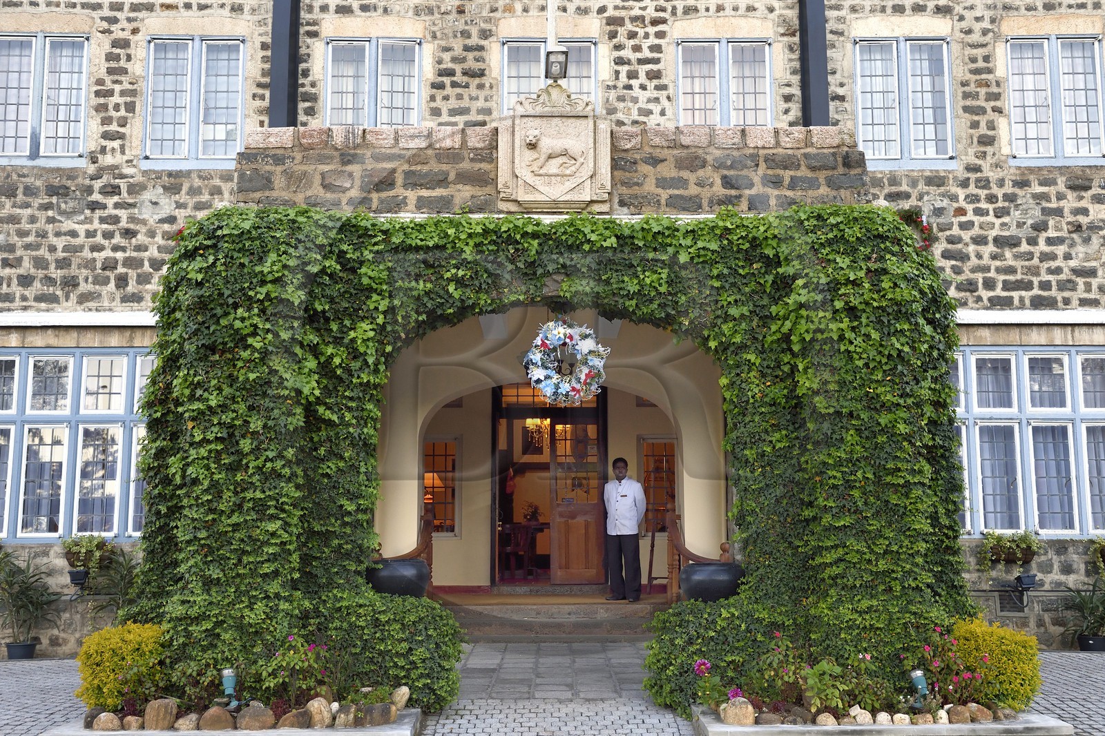 Sri Lanka, Province du Centre, Nuwara Eliya, le très britannique et exclusif Hill Club