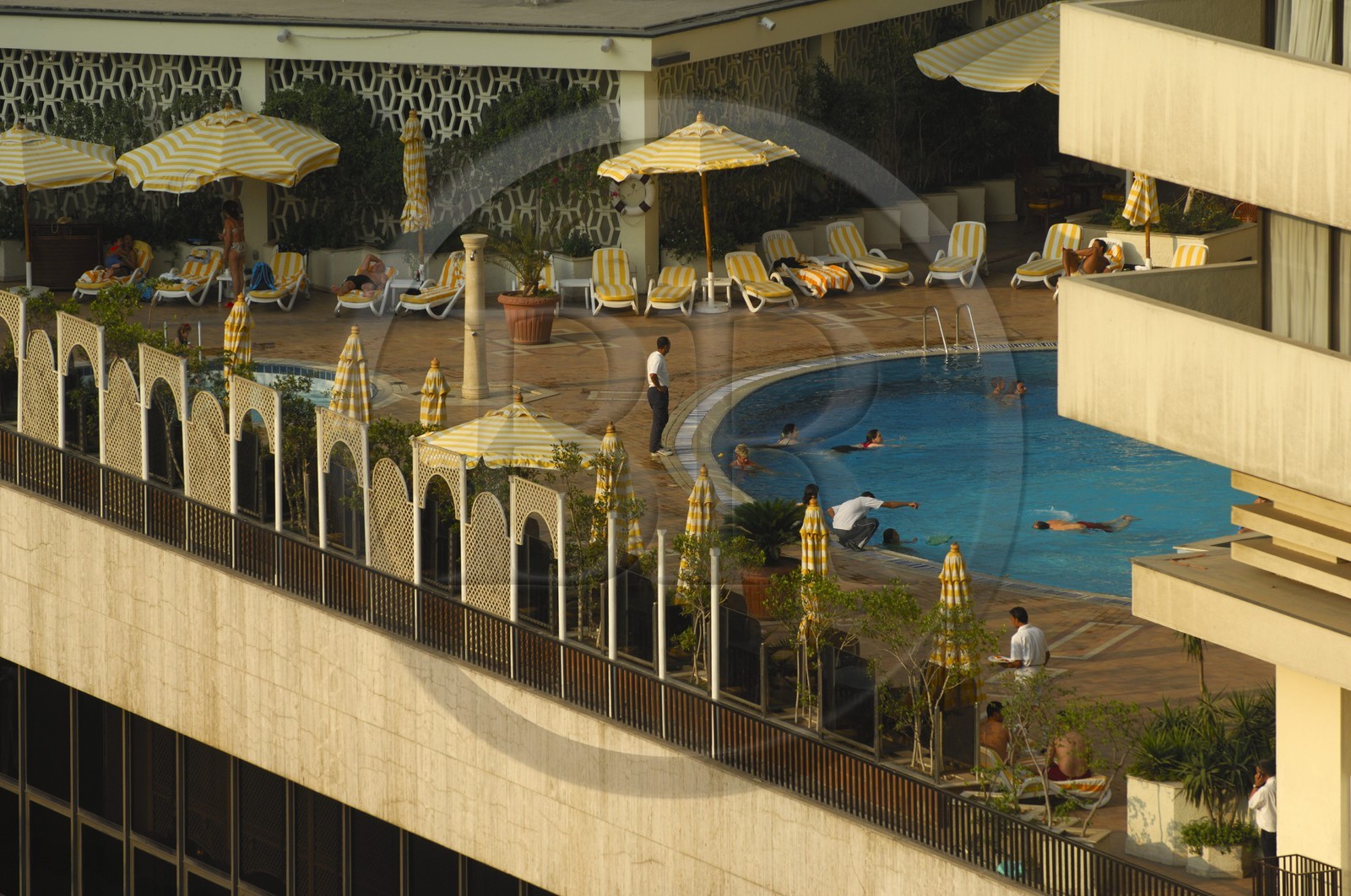 Egypte, Le Caire, hôtel Sheraton au bord du Nil Egypt, Cairo, the Sheraton hotel on the Nile side