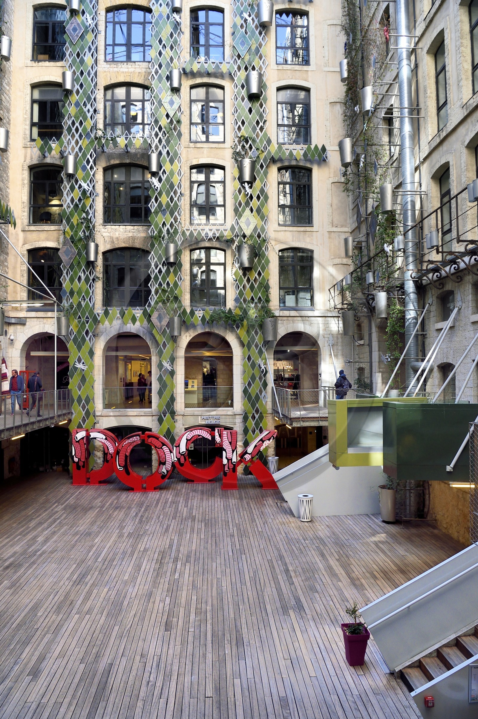 France, Bouches du Rhone, Marseille, Euromediterranee area, La Joliette district, Les Docks mall