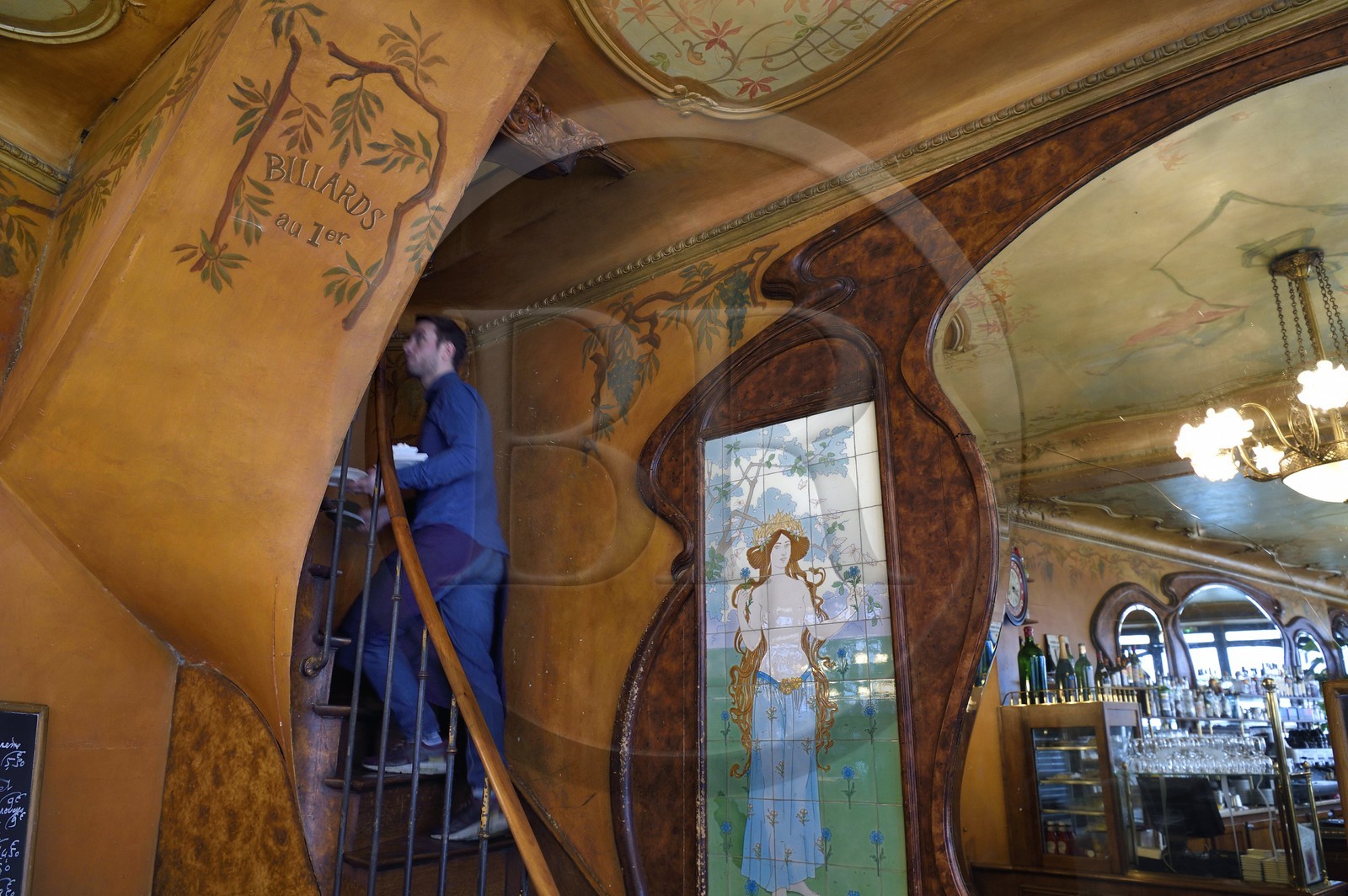 France, Paris, the Bistro du Peintre avenue Ledru-Rollin