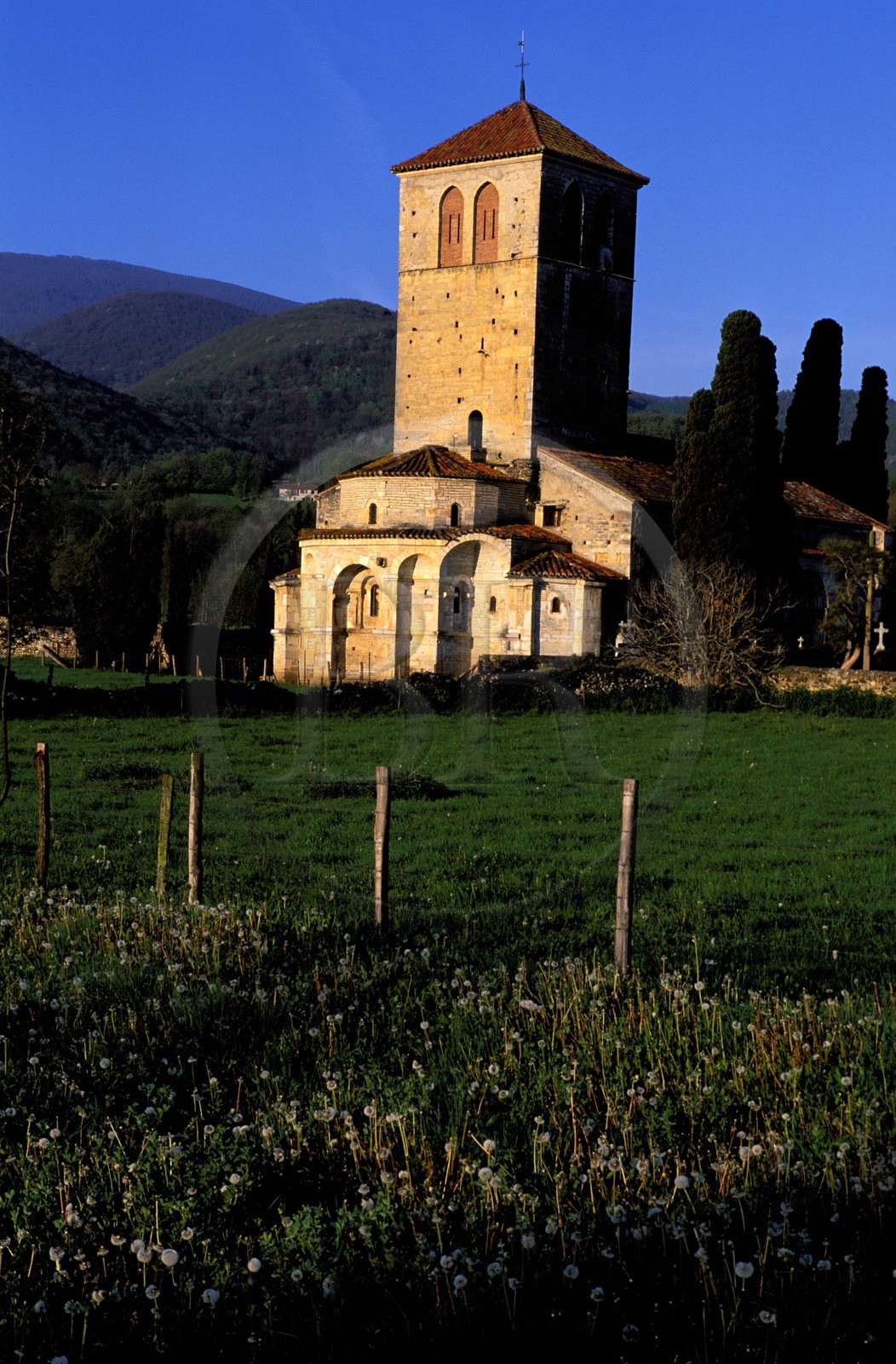 France, Haute Garonne (31), Valcabrere, Saint Just Romanesque Church listed as World Heritage by UNESCO as part of the Route of Santiago de Compostela