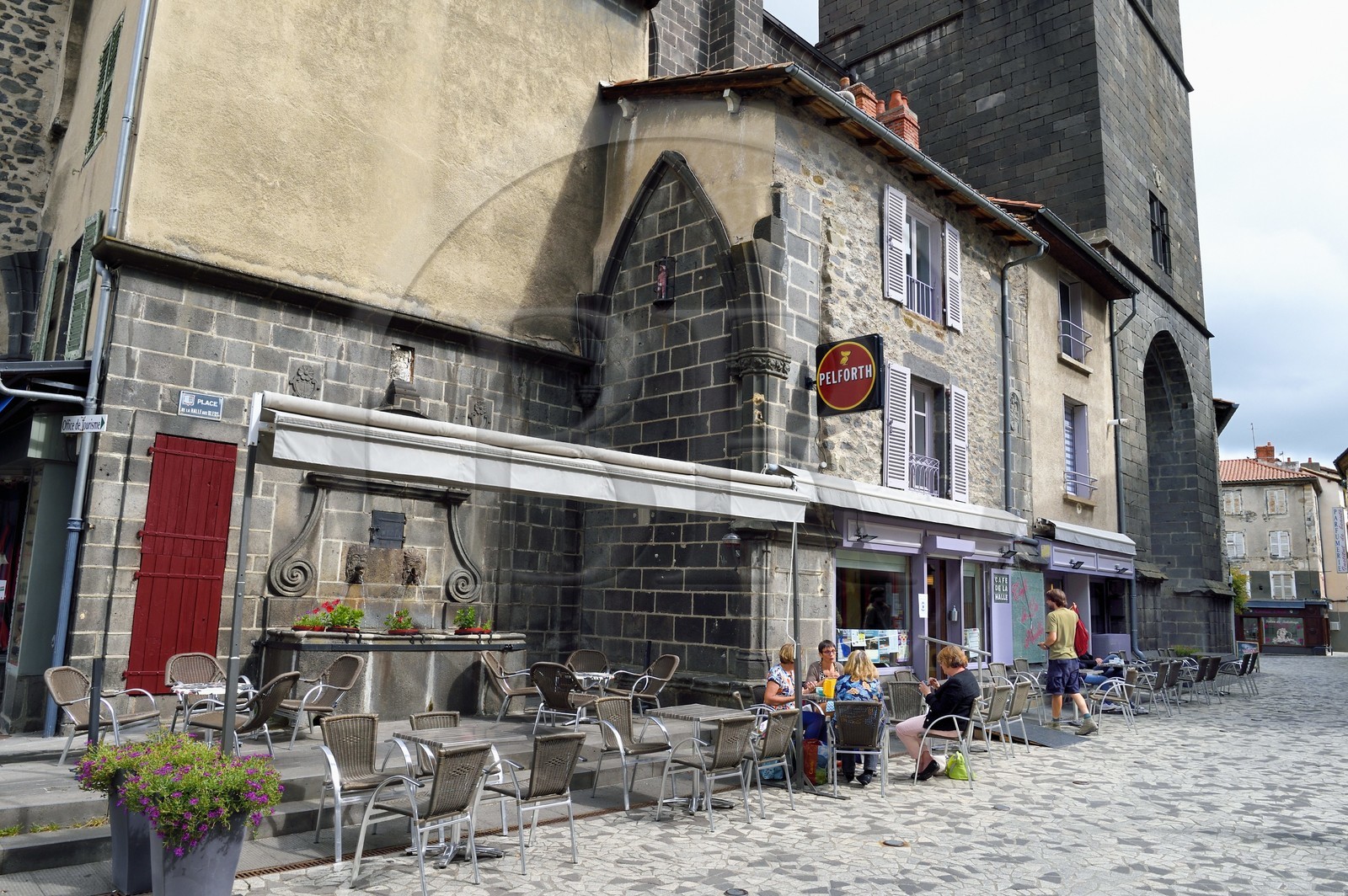 France, Cantal, Saint Flour, Halle aux Bleds former Notre Dame de la Collegiate Church
