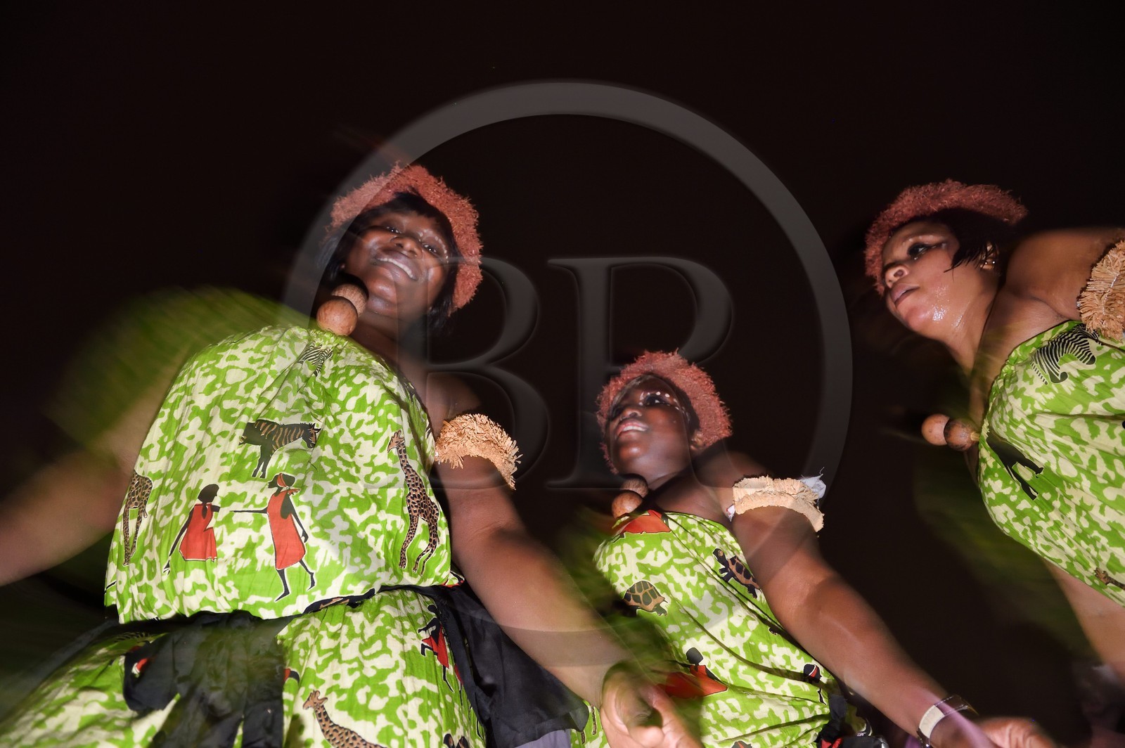 Gabon, Libreville, traditional dances at a wedding