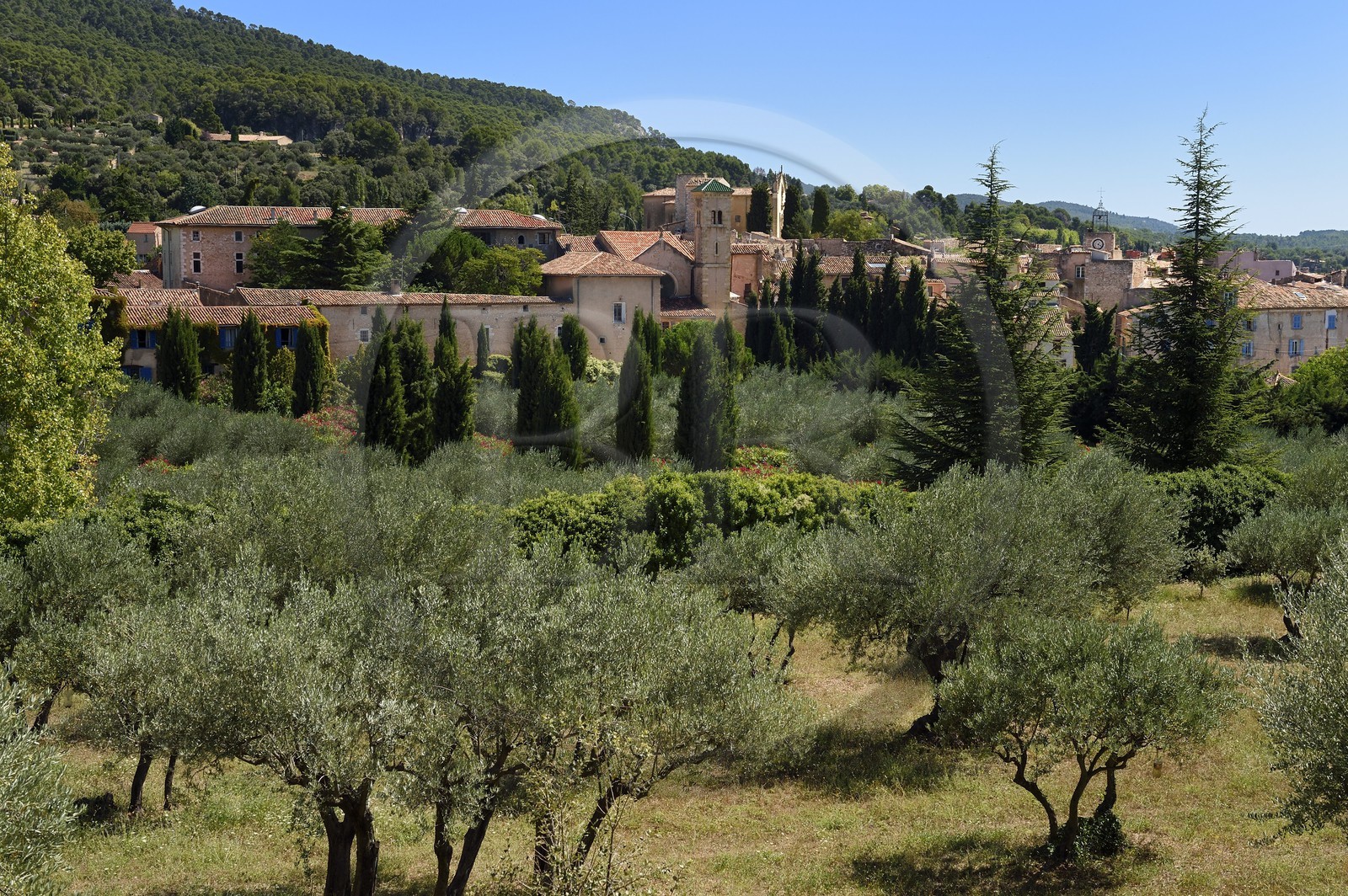 France, Var (83), Parc Naturel Régional du Verdon, village de Aups