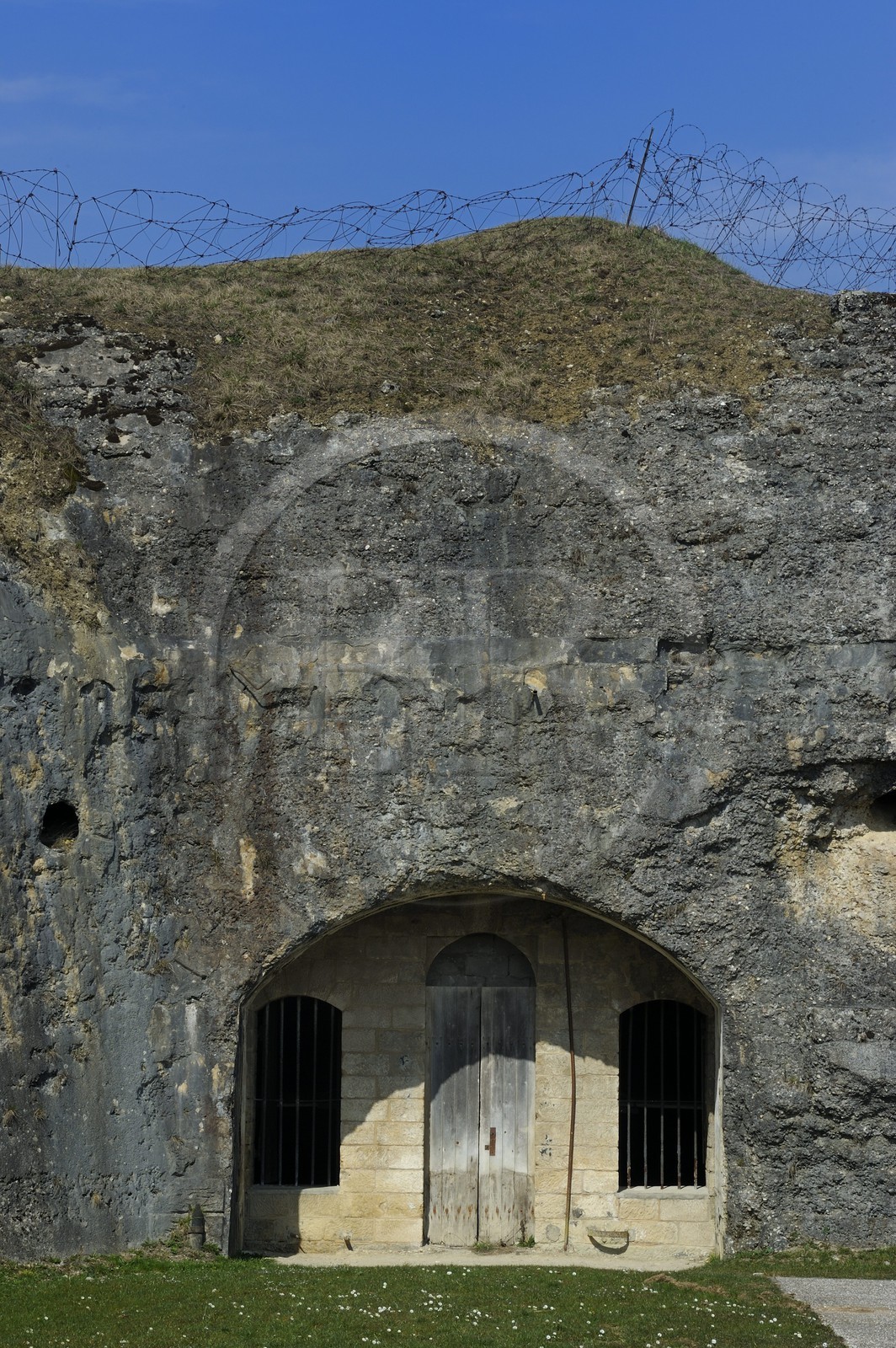 France, Meuse (55), Douaumont, fort de Douaumont, pièce maîtresse de la défense autour de Verdun qui fut pris par les allemands en 1916 puis repris par les troupes coloniales du Maroc la même année