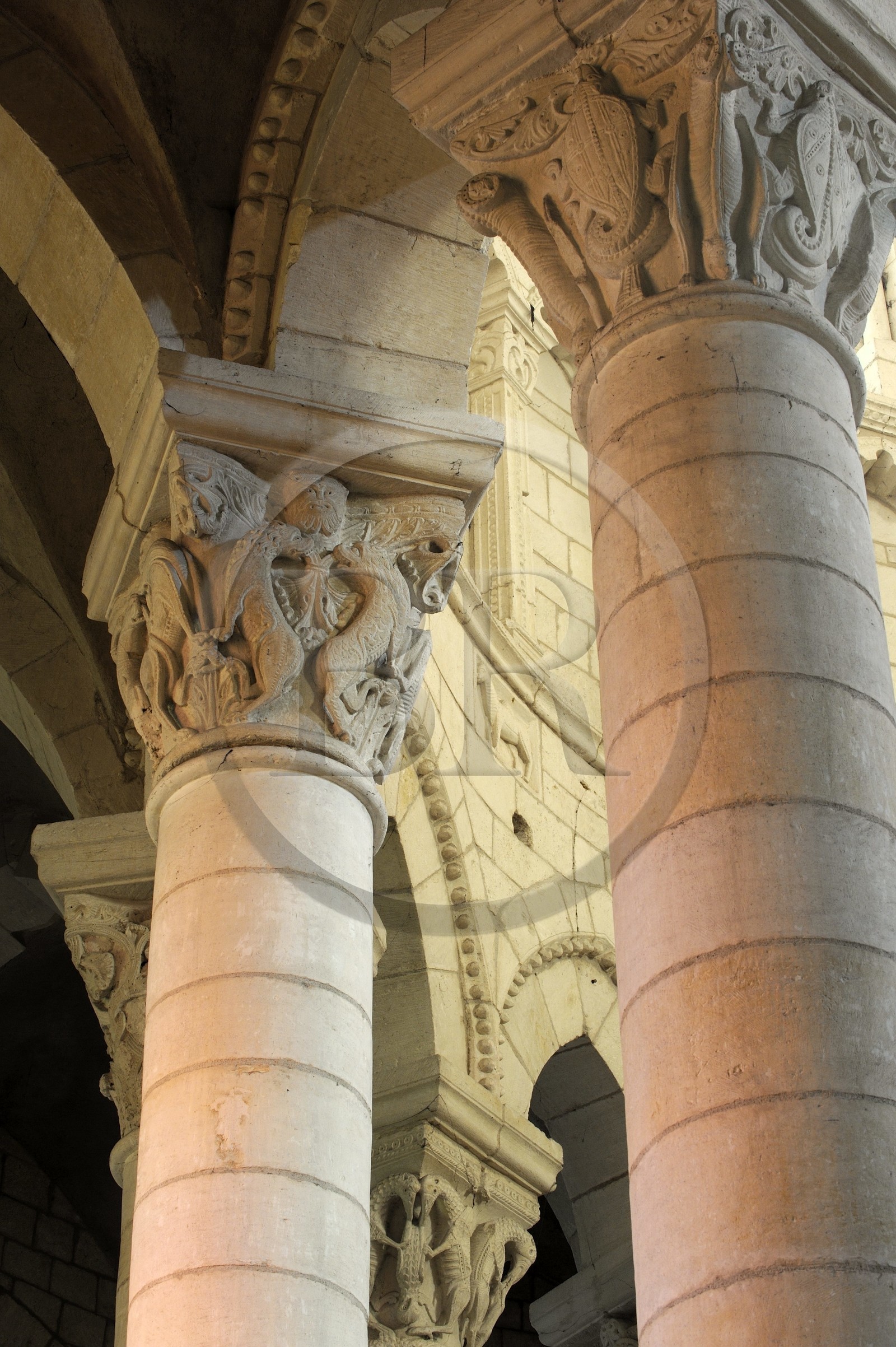 France, Nièvre (58), La Charité-sur-Loire, église prieuriale Notre-Dame, déambulatoire