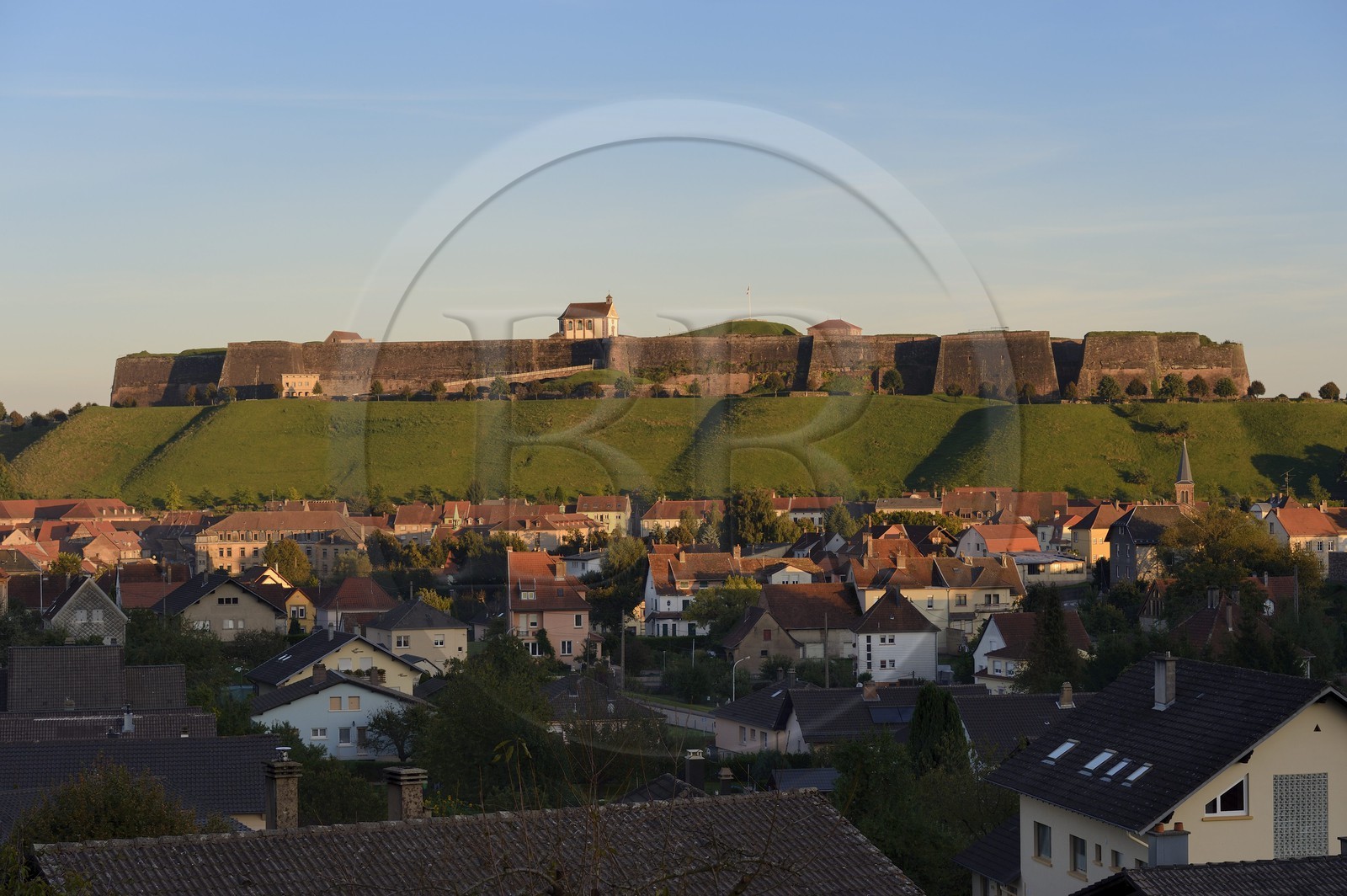 France, Moselle, parc regional des Vosges du nord (Northern Vosges Regional Natural Park), Bitche, citadel fortified by Vauban