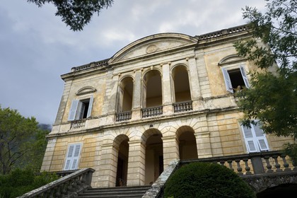 France, Haute Corse, Cap Corse, Sisco, the Villa Saint-Pierre (Palazzi or House of American) whose first owner made his fortune in the gold mines in Venezuela