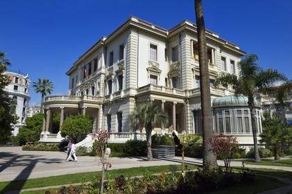 France, Alpes-Maritimes (06), Nice, Promenade des Anglais, Musée Masséna