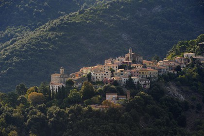 Italy, Tuscany, Elba Island, the perched village of Poggio