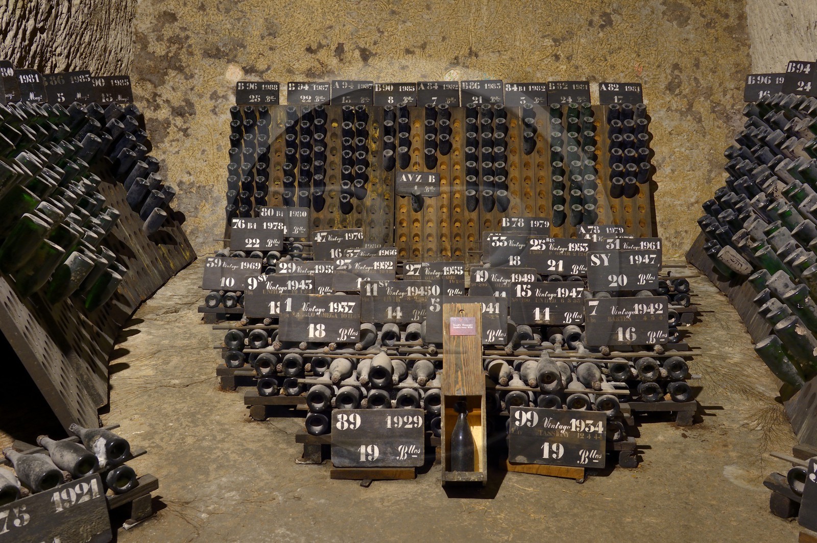 France, Marne (51), Reims le champagne, les caves du Domaine Pommery