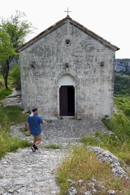 France, Var (83), Dracénie, Comps-sur-Artuby, la chapelle Saint-Jean-Baptiste
