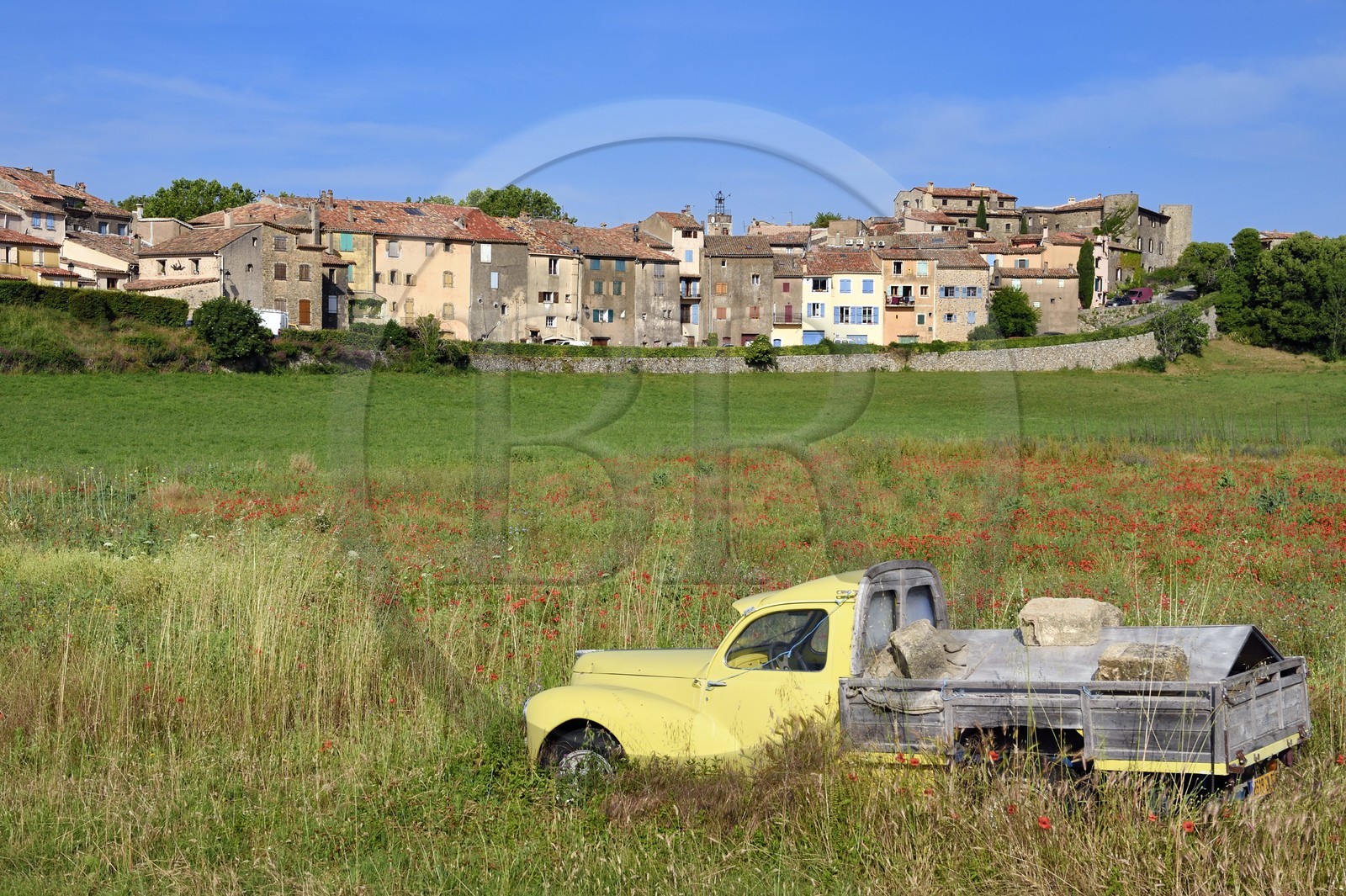 France, Var (83), La Dracénie, village de Tourtour, labellisé Les Plus Beaux Villages de France