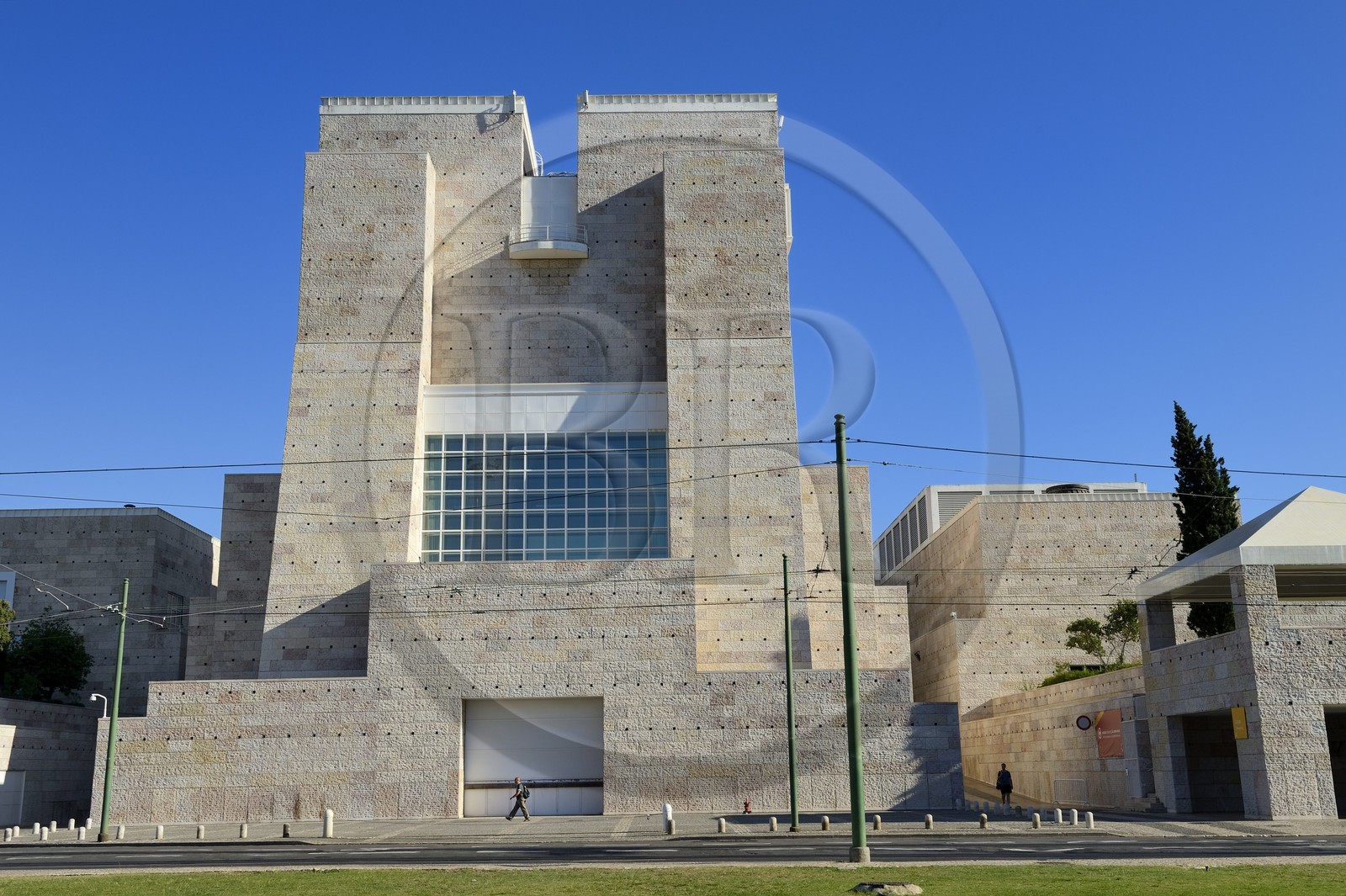 Portugal, Lisbonne, Bélem, le Centre Culturel de Belém des architectes Vittorio Gregotti et Manuel Salgado